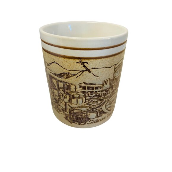 Vintage Silicon Valley California Souvenir Mug Smith Western - Picture 2 of 5